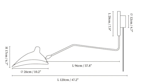 Versatile Arm Wall Sconce
