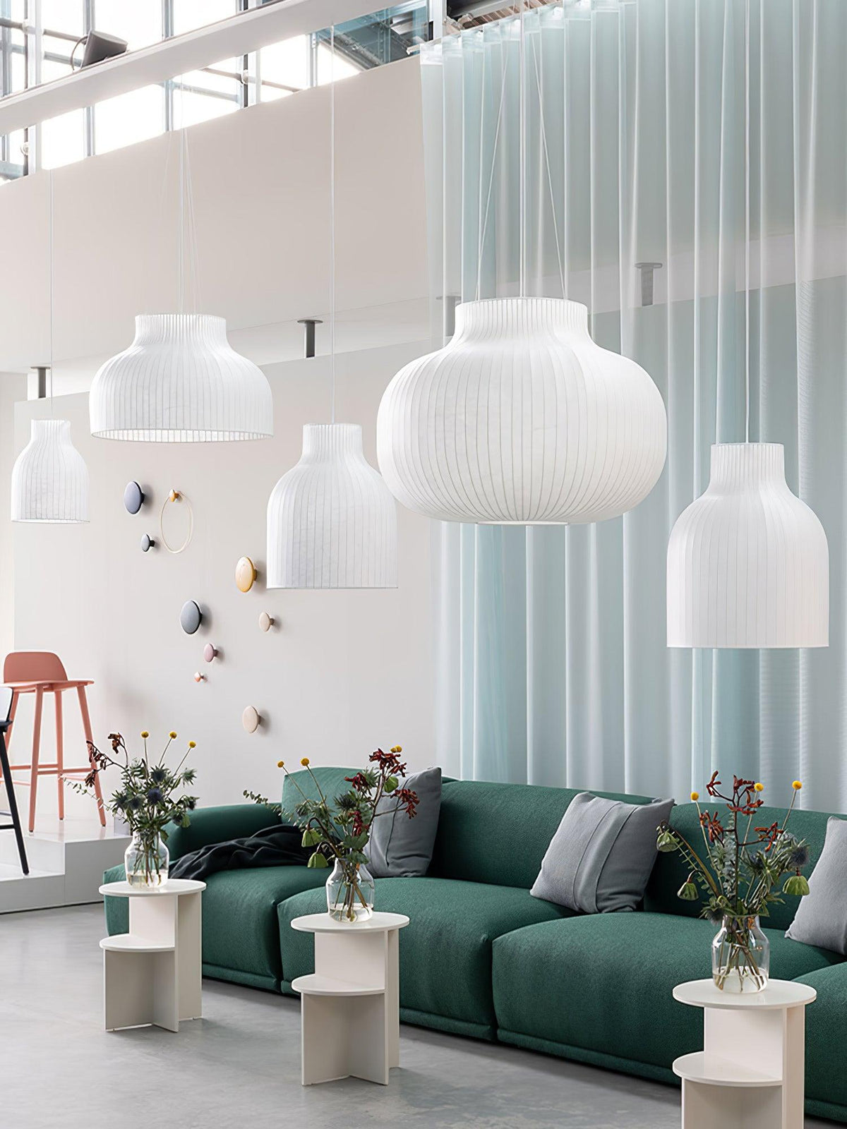 Serica Trio Silk Pendant Collection