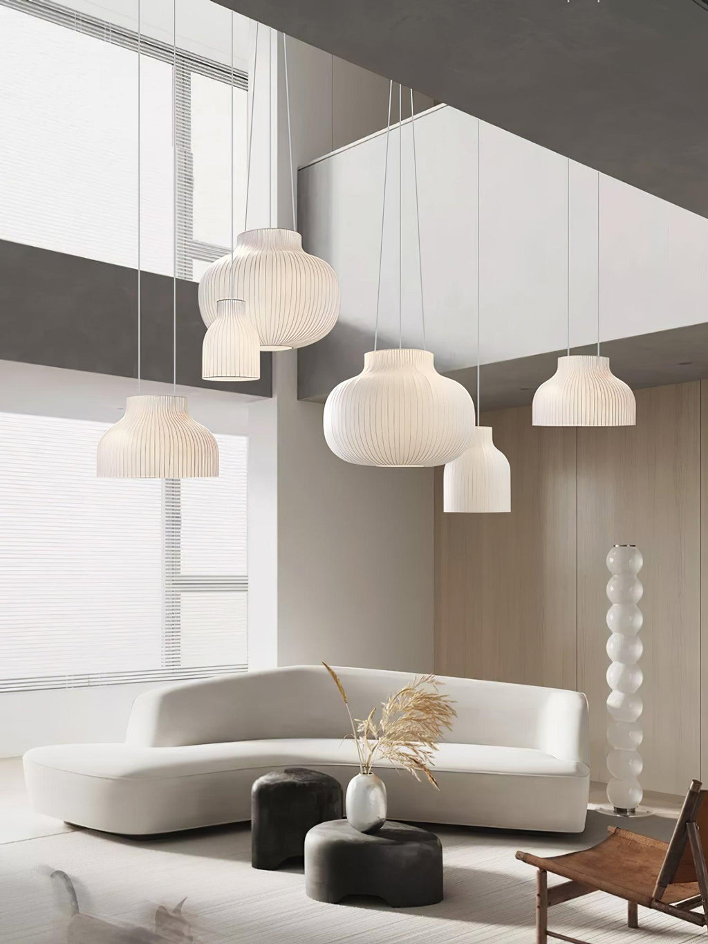Serica Trio Silk Pendant Collection