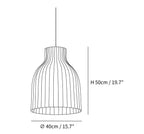 Serica Trio Silk Collection Pendant Lamp