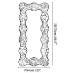 Serpentine Vert Mirror Frame