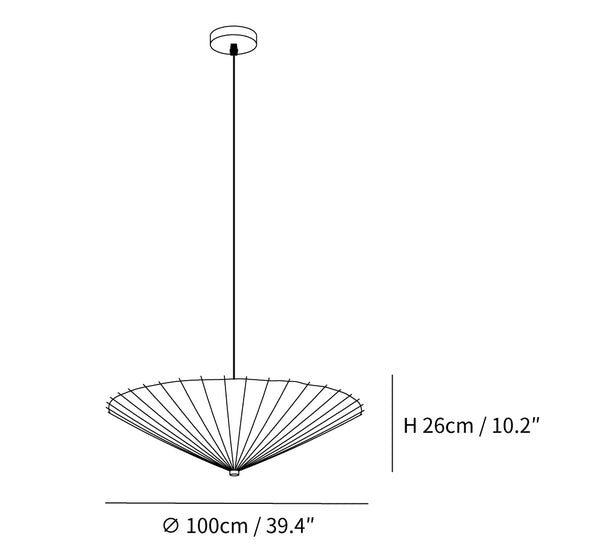 Shade Umbrella Pendant Lamp