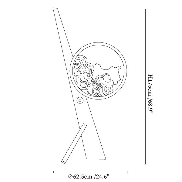 Shan Shui Floor Lamp
