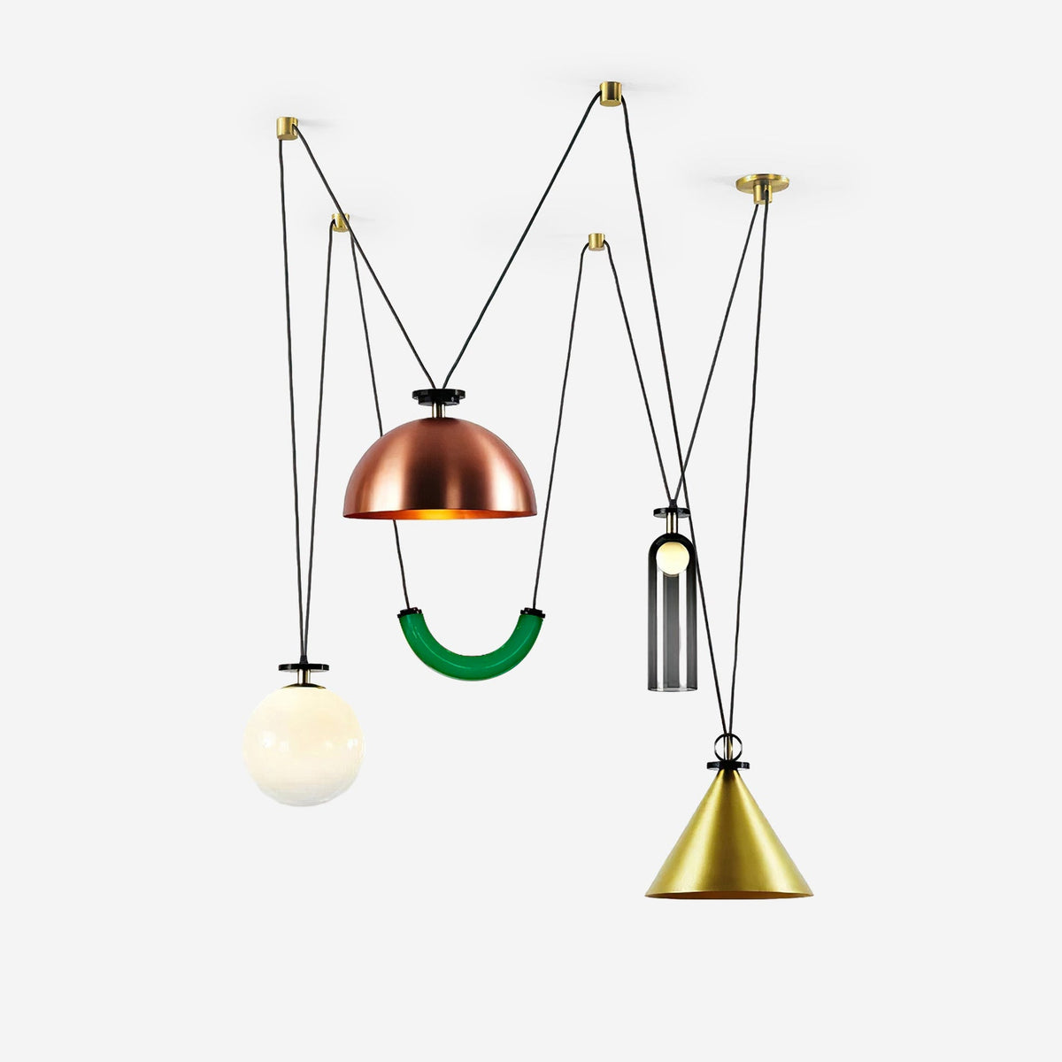 Geometric Shape Art Modern Chandelier