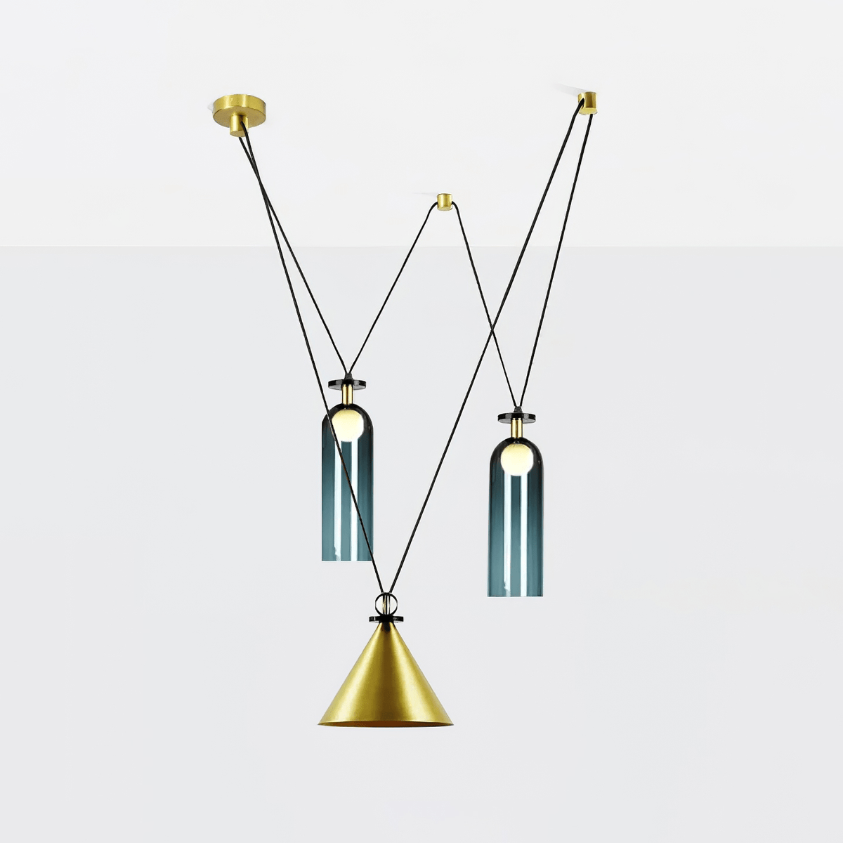 Geometric Shape Art Modern Chandelier