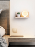 Shelf Travertine Sconce