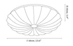 Acrylic Shell Round Ceiling Lamp