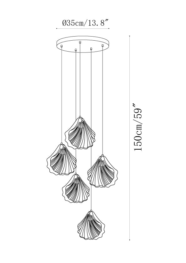 Shell Mini Pendant Light