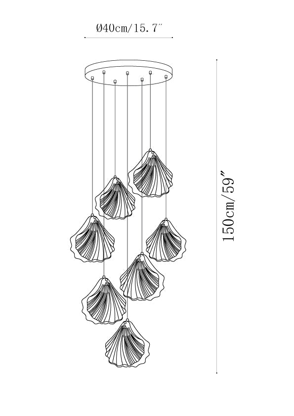 Shell Mini Pendant Light