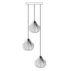 Shell Mini Pendant Swag Light
