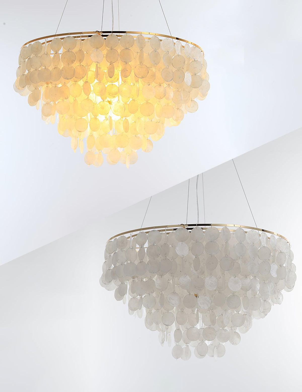 Shell Wind Chime Chandelier