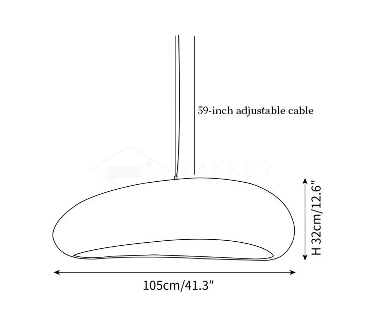 Shinto Cloud Pendant Light