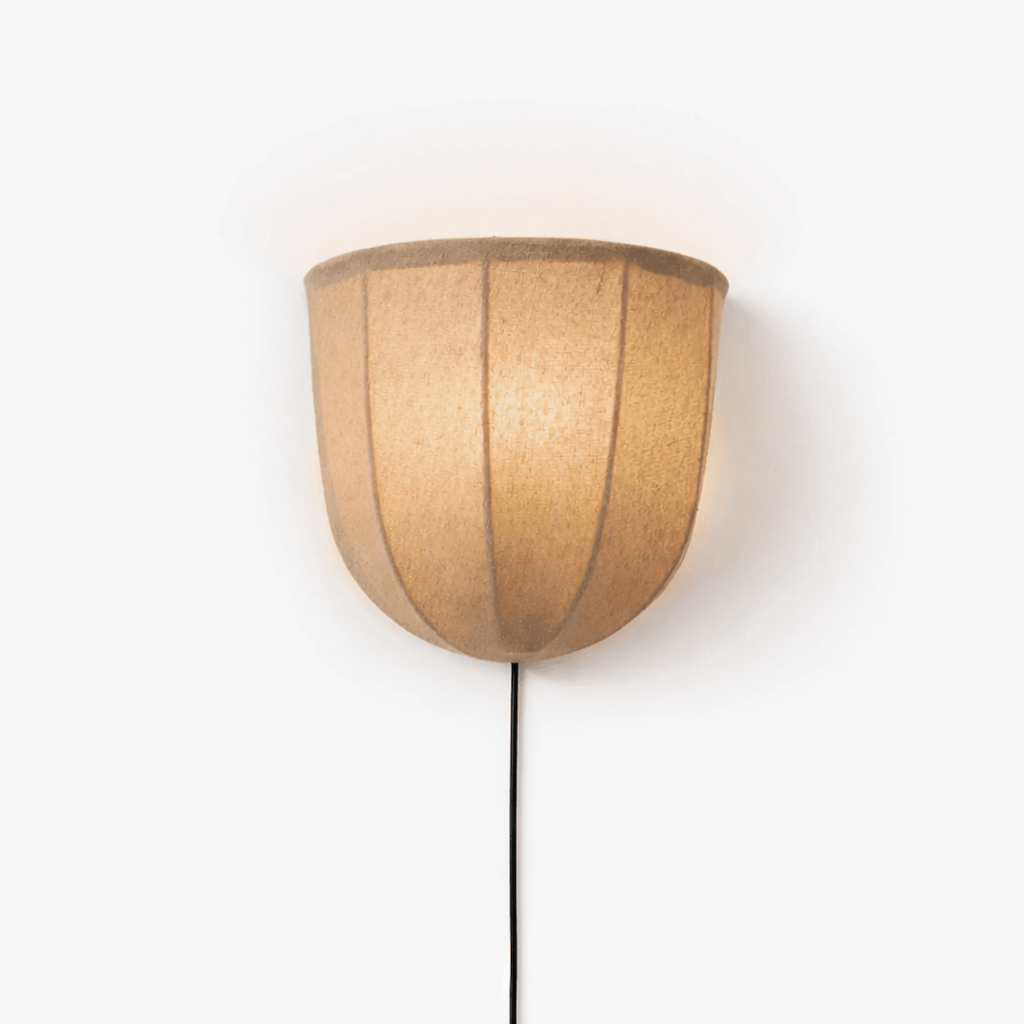 Sienna Linen Plug - in Wall Sconce