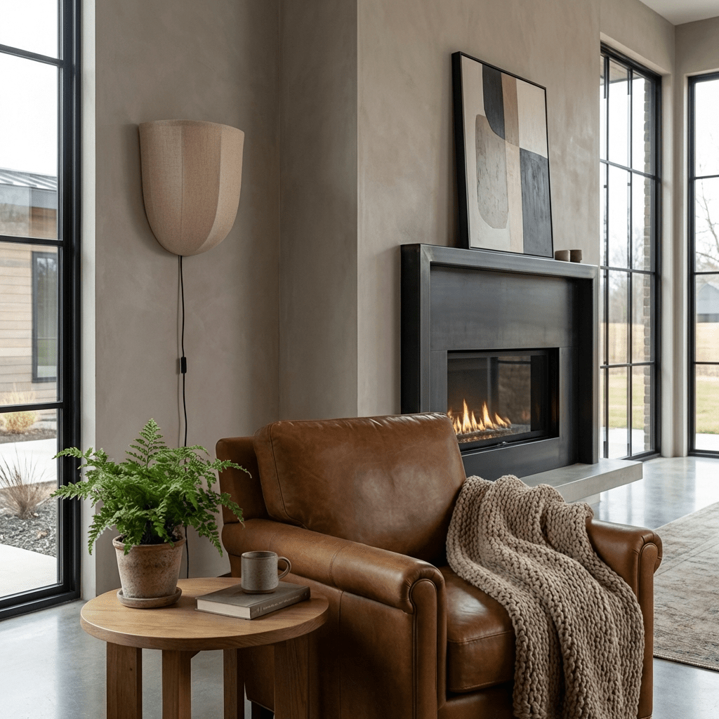 Sienna Linen Plug - in Wall Sconce