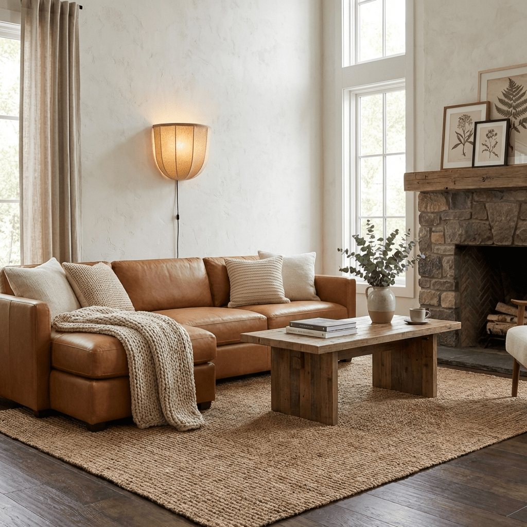 Sienna Linen Plug - in Wall Sconce