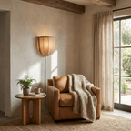 Sienna Linen Plug - in Wall Sconce