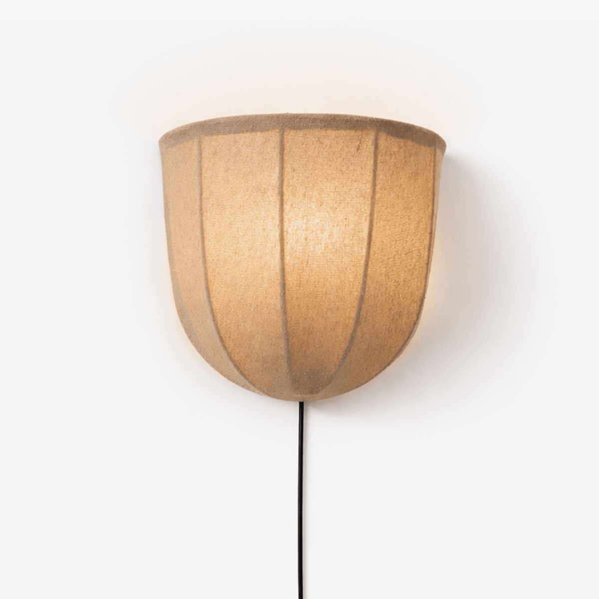 Sienna Linen Plug - in Wall Sconce