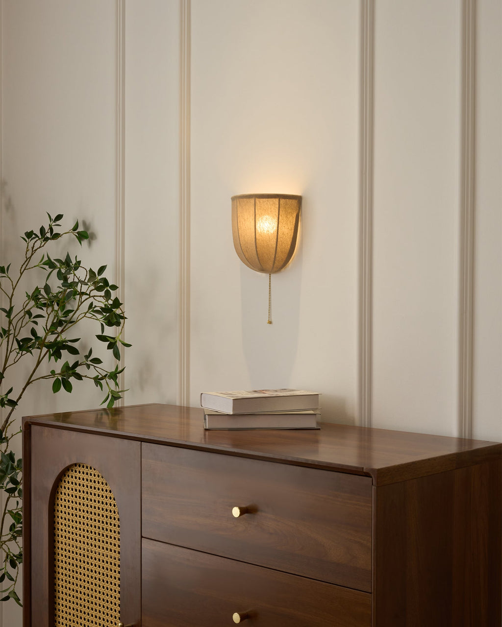 Sienna Linen Wall Sconce
