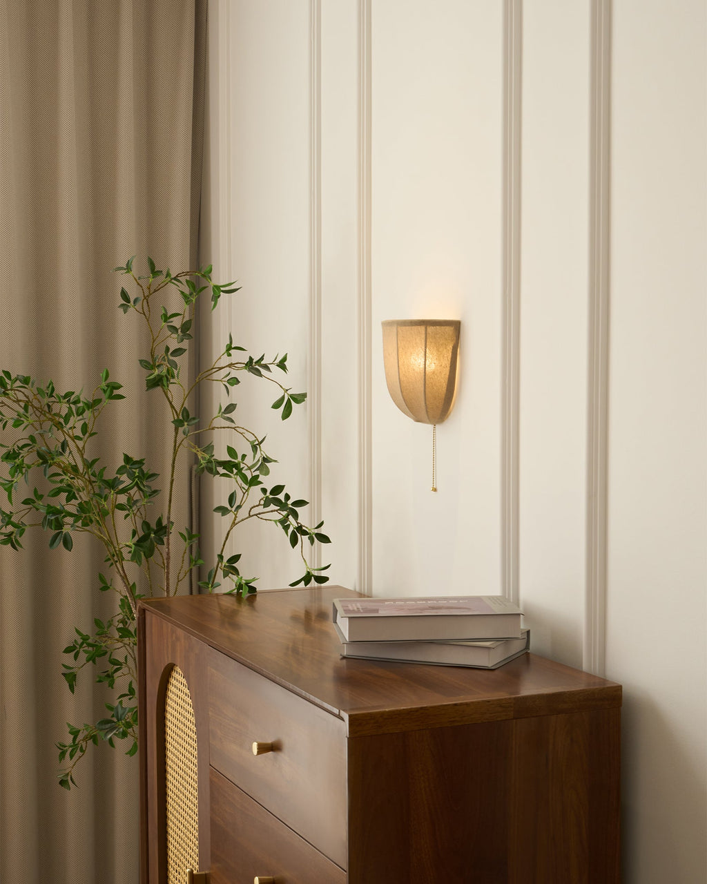 Sienna Linen Wall Sconce