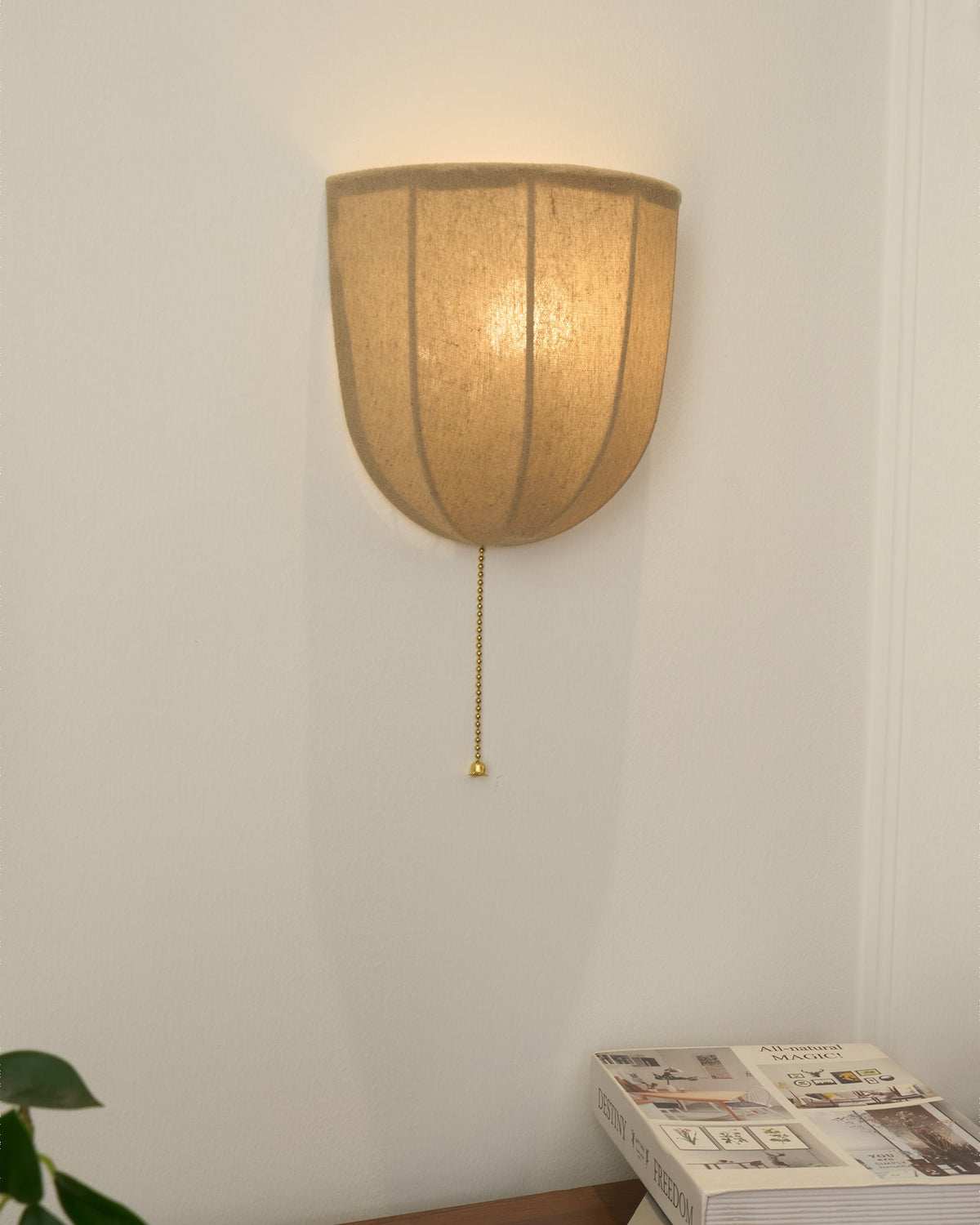 Sienna Linen Wall Sconce