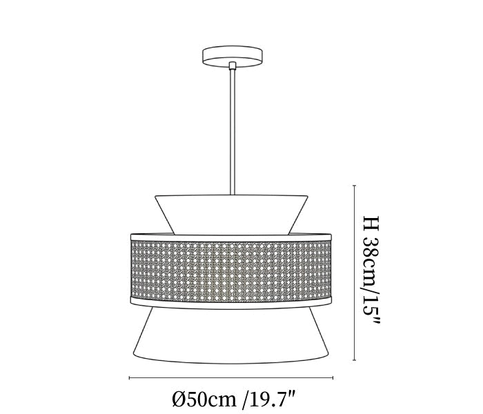 Sienna Rattan Pendant Light