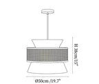 Sienna Rattan Pendant Light