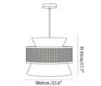 Sienna Rattan Pendant Light