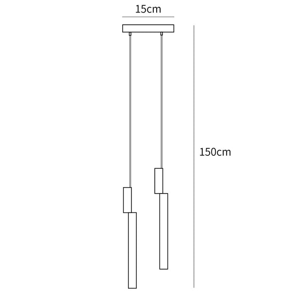 Eclat Cylindra Pendant Lamp