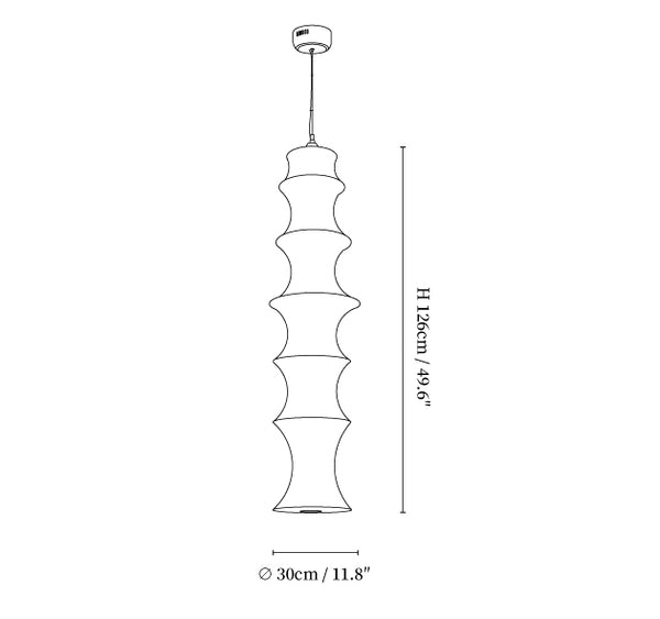 Silk Falkland Pendant Lamp
