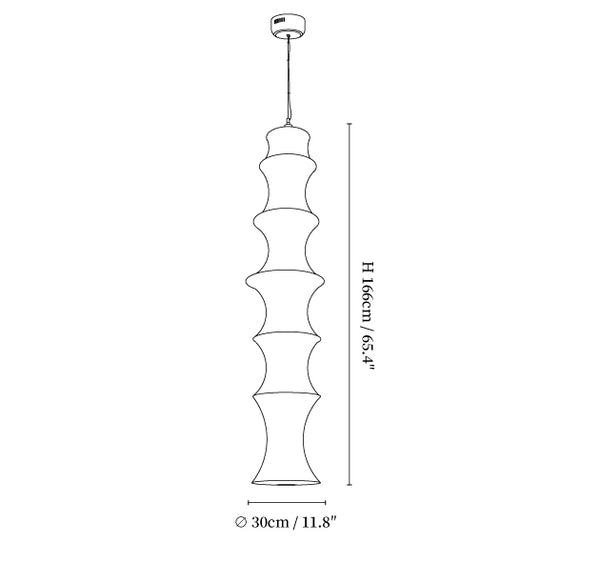 Silk Falkland Pendant Lamp