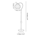 Silk Globe Floor Lamp