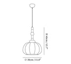 Silk Globe Pendant Lamp