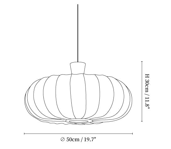 Silk Lantern Pendant Light