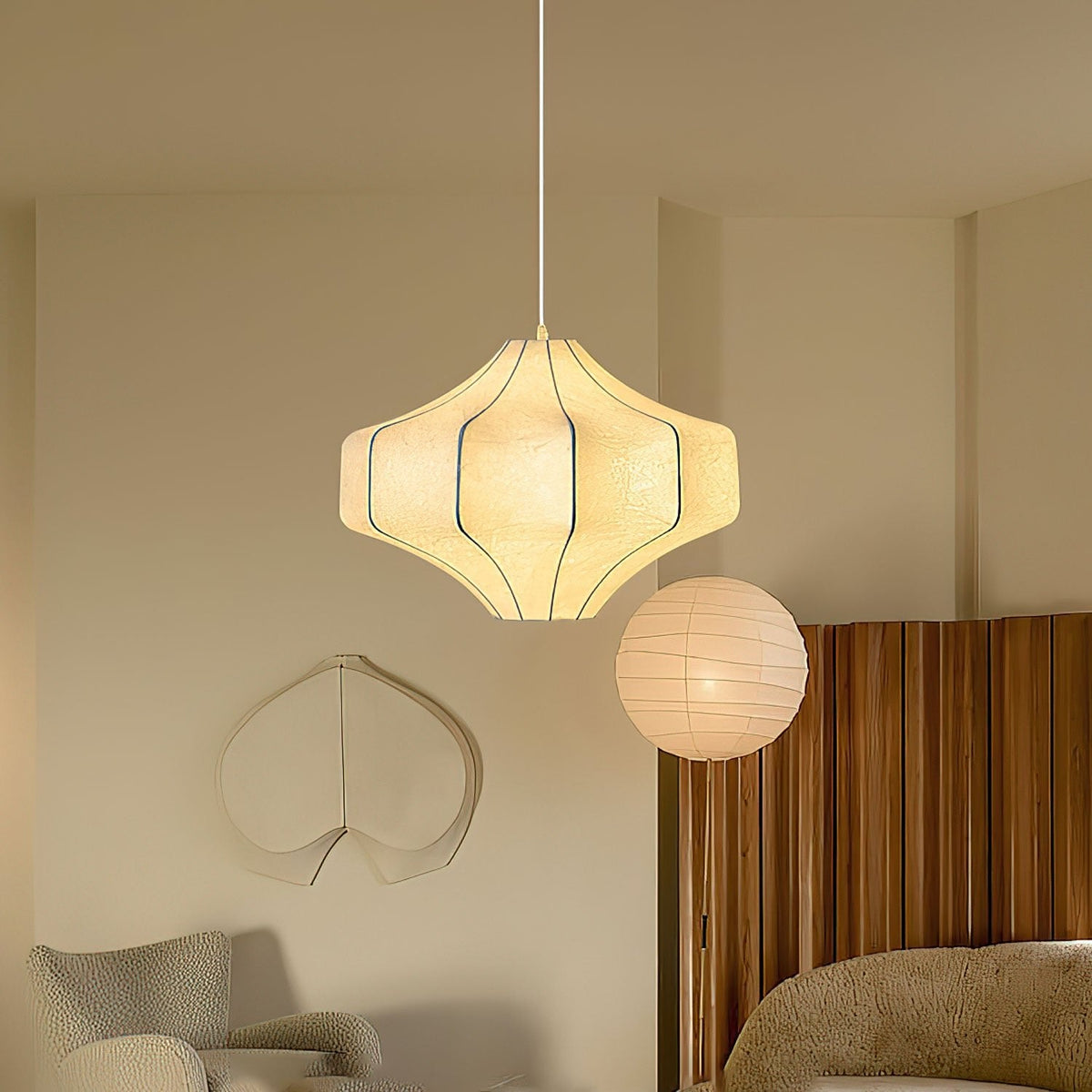 Silken Aura Pendant Lamp