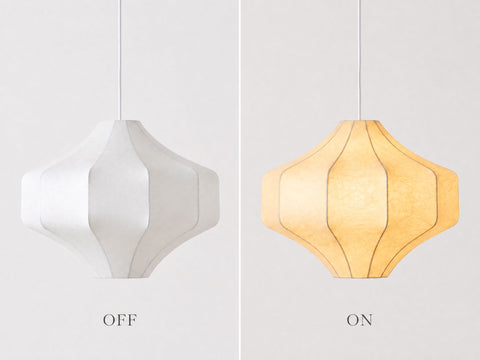 Silken Aura Silk Pendant Lamp