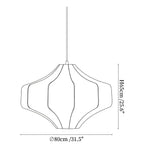 Silken Aura Silk Pendant Lamp