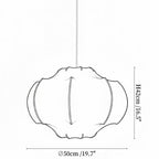 Silken Lotus Silk Pendant Lamp