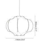 Silken Lotus Silk Pendant Lamp