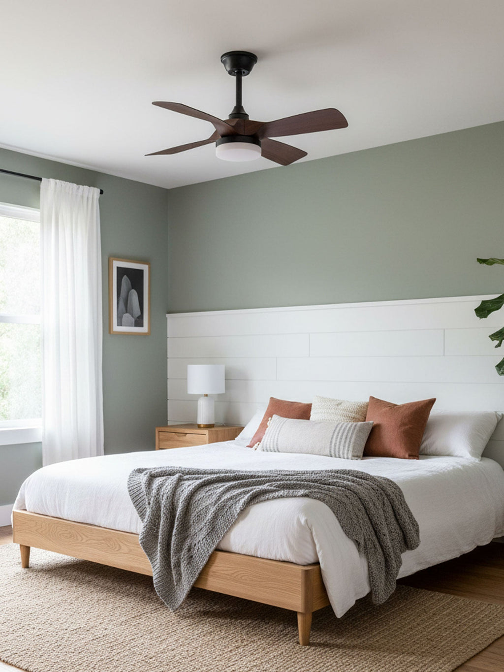 Silven Curve Ceiling Fan Light