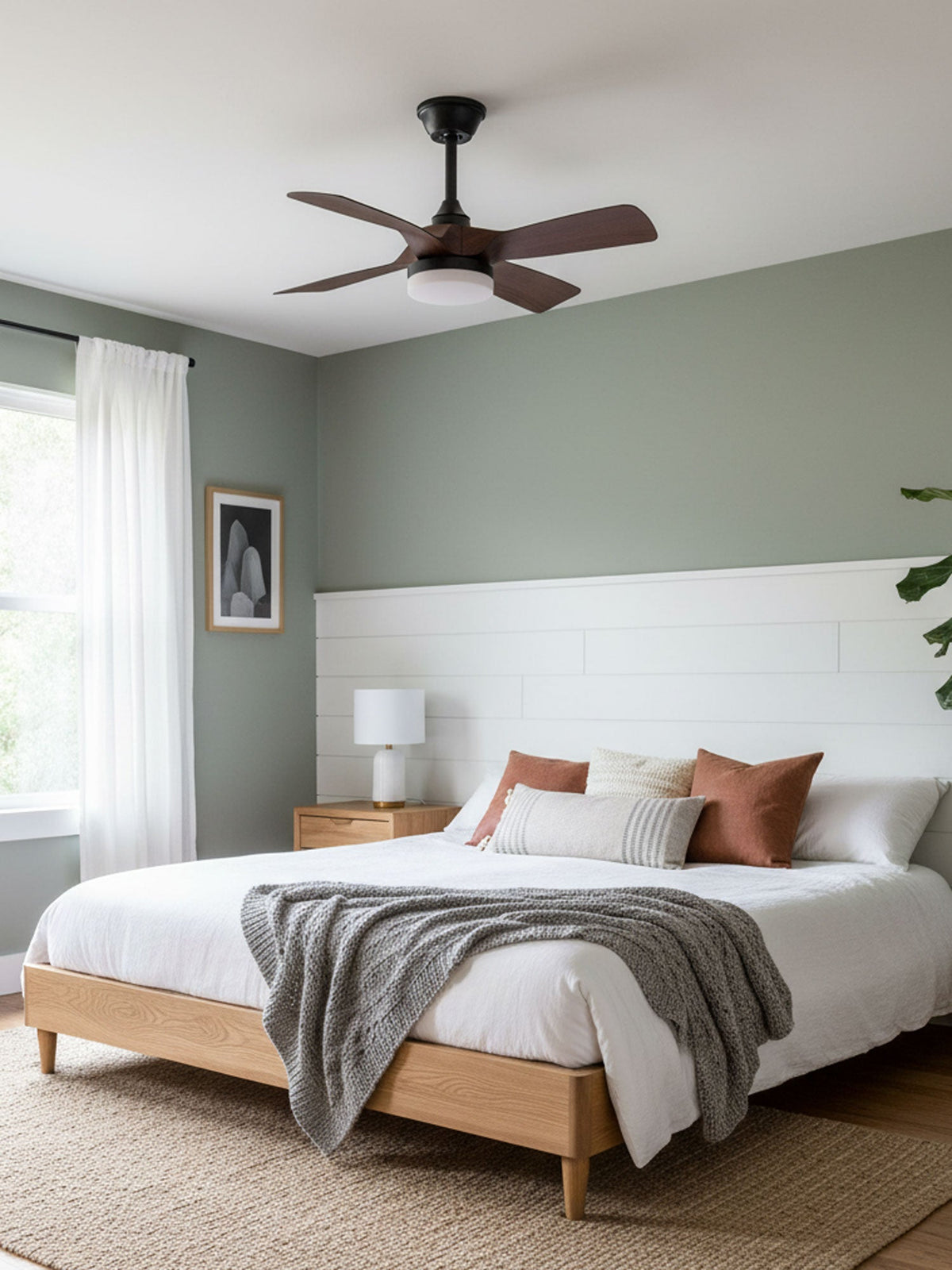 Silven Curve Ceiling Fan Light
