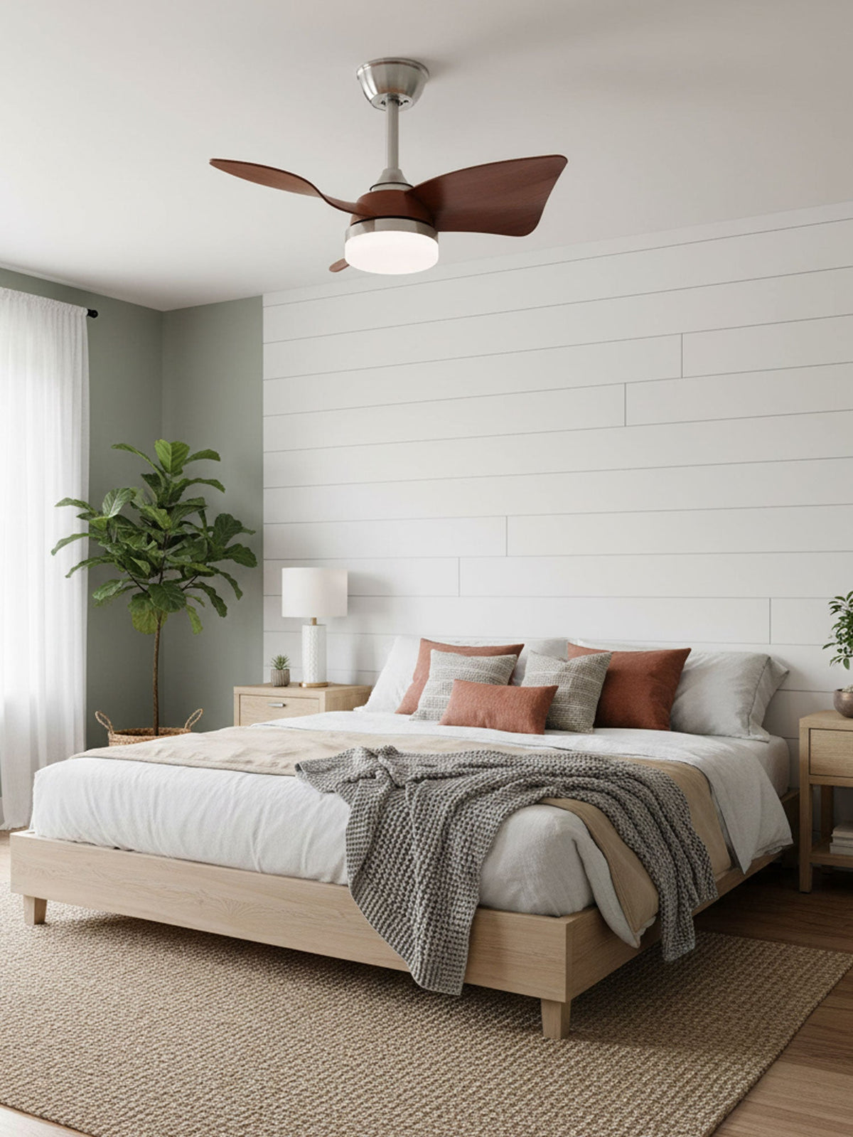 Silven Curve Ceiling Fan Light