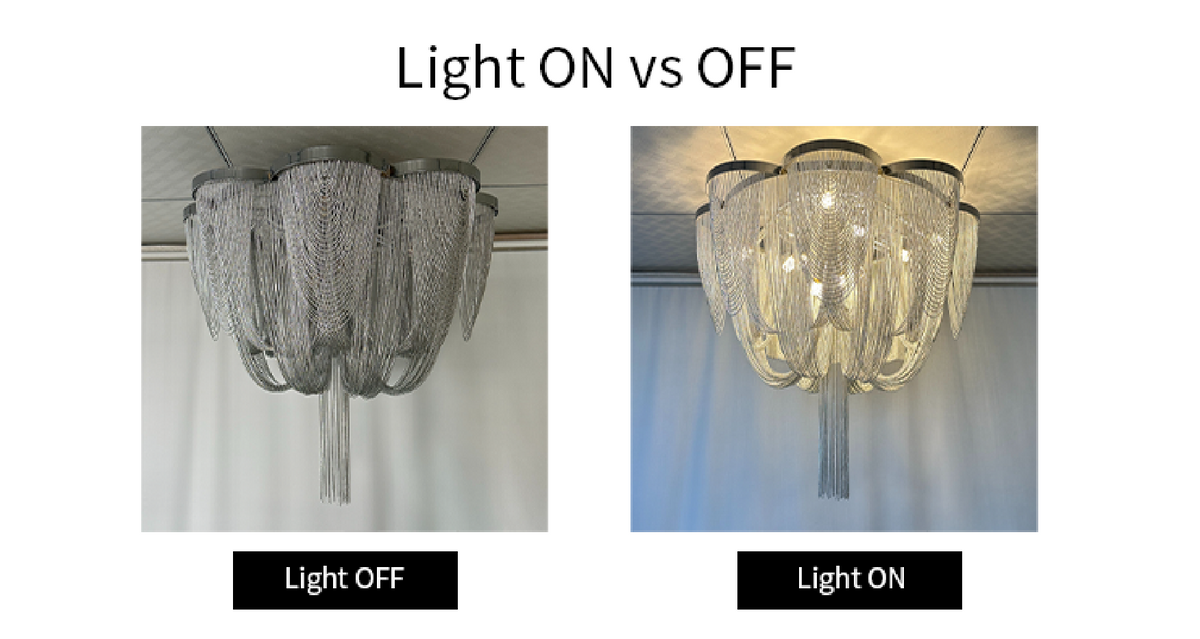Chain Tassel Ceiling Light