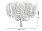 Chain Tassel Ceiling Light