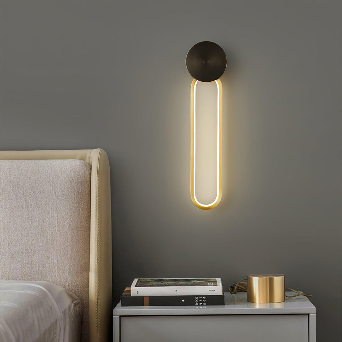 Simple Elliptical Wall Sconce