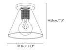 Simple Style Flush Mount Light