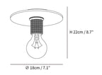 Simple Style Flush Mount Light