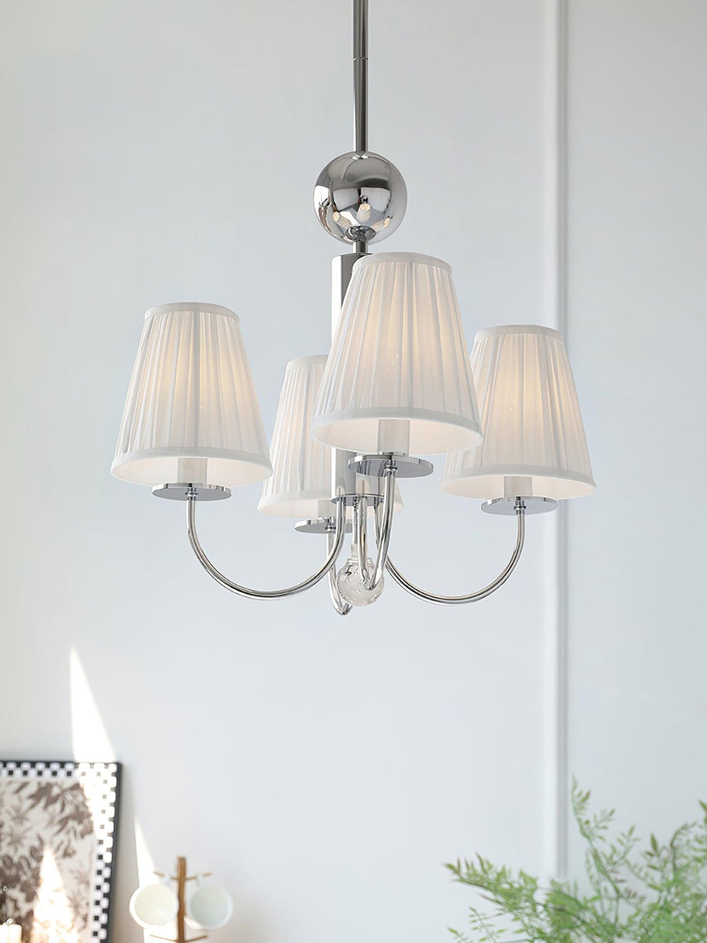 Simplicity Chrome Chandelier