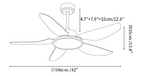 Sirocco Breeze Ceiling Fan Light