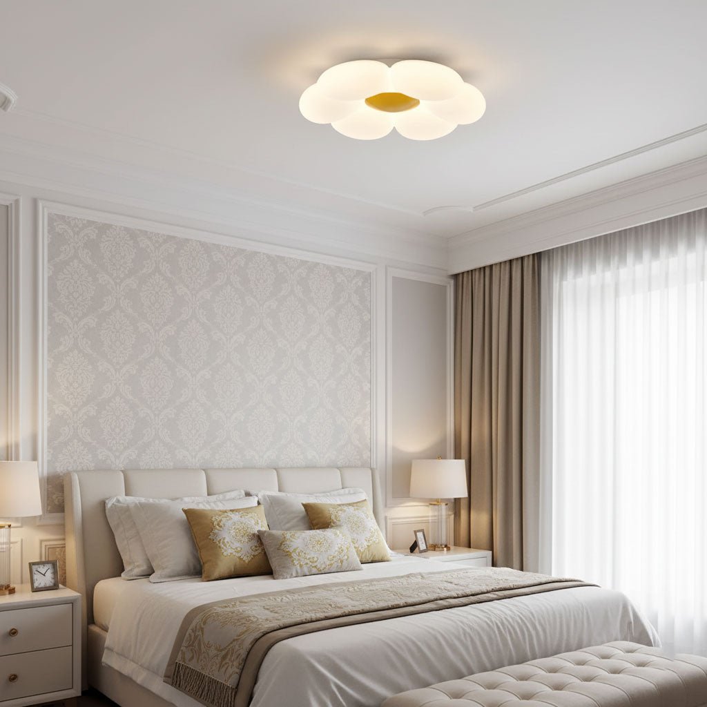 Six - leaf Flower Kids Room Ceiling Lamp