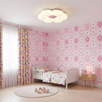 Six - leaf Flower Kids Room Ceiling Lamp